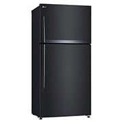 LG 602L Top Freezer Fridge in Black Metal Finish , GR-H802HQHM