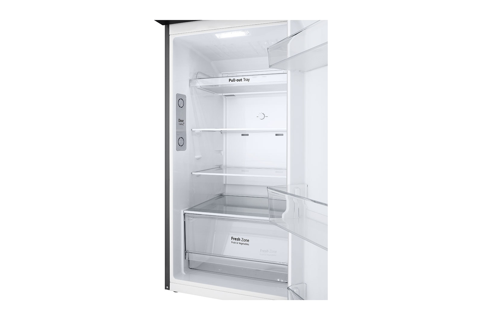 LG 263L Top Freezer Fridge in Platinum Silver3 Steel, GV-B242PLGB