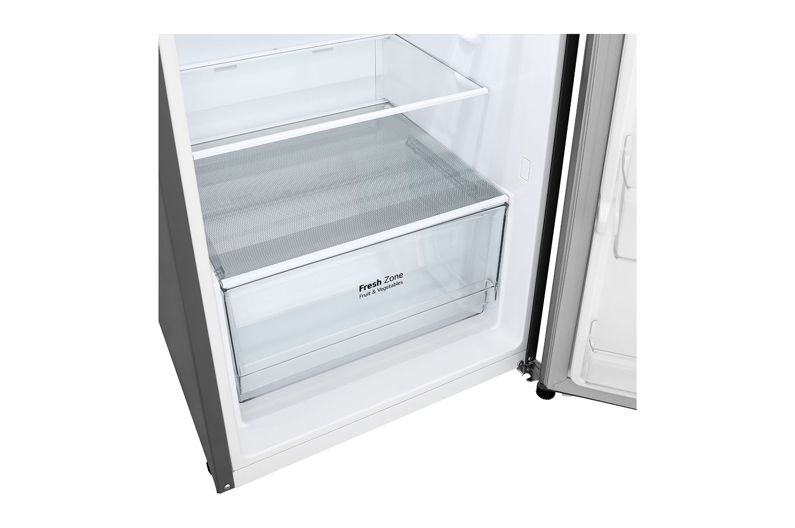 LG 263L Top Freezer Fridge in Platinum Silver3 Steel, GV-B242PLGB