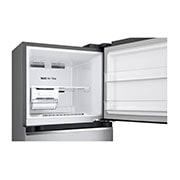 LG 263L Top Freezer Fridge in Platinum Silver3 Steel, GV-B242PLGB