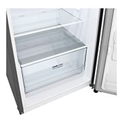 LG 263L Top Freezer Fridge in Platinum Silver3 Steel, GV-B242PLGB