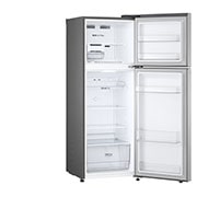 LG 263L Top Freezer Fridge in Platinum Silver3 Steel, GV-B242PLGB