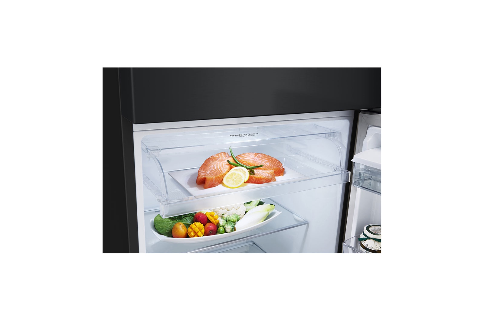 LG [RENTAL] 493L Top Freezer Fridge in Essence Matt Black with Water Dispenser & Auto Ice maker, GN-F452PQAK