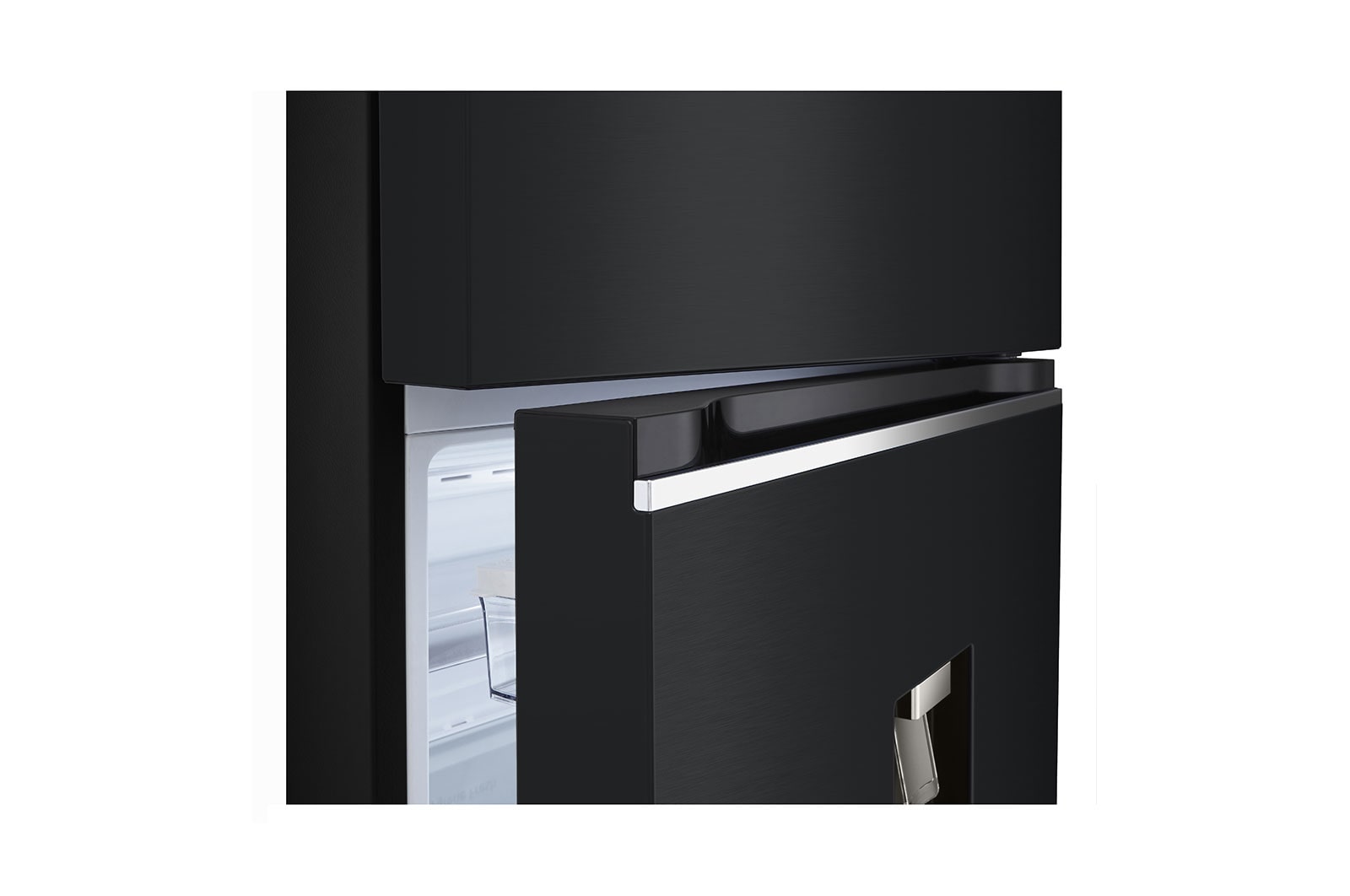 LG [RENTAL] 493L Top Freezer Fridge in Essence Matt Black with Water Dispenser & Auto Ice maker, GN-F452PQAK