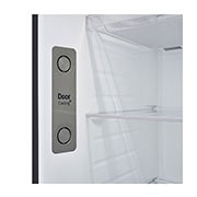 LG [RENTAL] 493L Top Freezer Fridge in Essence Matt Black with Water Dispenser & Auto Ice maker, GN-F452PQAK