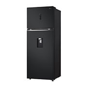 LG [RENTAL] 493L Top Freezer Fridge in Essence Matt Black with Water Dispenser & Auto Ice maker, GN-F452PQAK