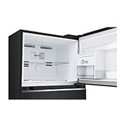 LG [RENTAL] 493L Top Freezer Fridge in Essence Matt Black with Water Dispenser & Auto Ice maker, GN-F452PQAK