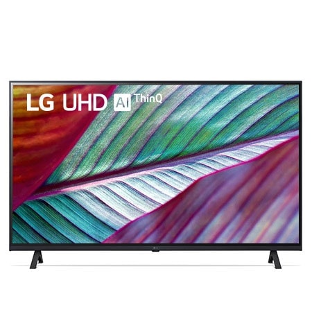 A front view of the LG UHD TV