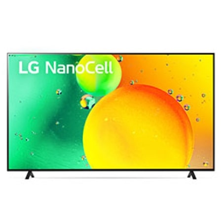 A front view of the LG NanoCell TV