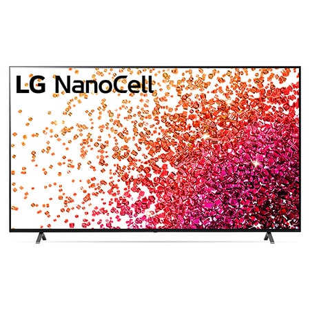 A front view of the LG NanoCell TV