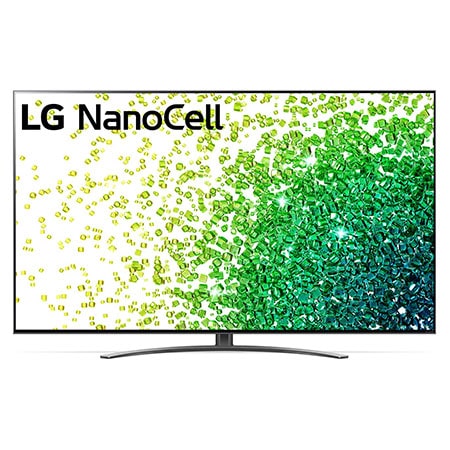 A front view of the LG NanoCell TV