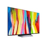 LG 55 Inch C2 Series 4K Smart SELF-LIT OLED evo TV with AI ThinQ® (2022), OLED55C2PSA