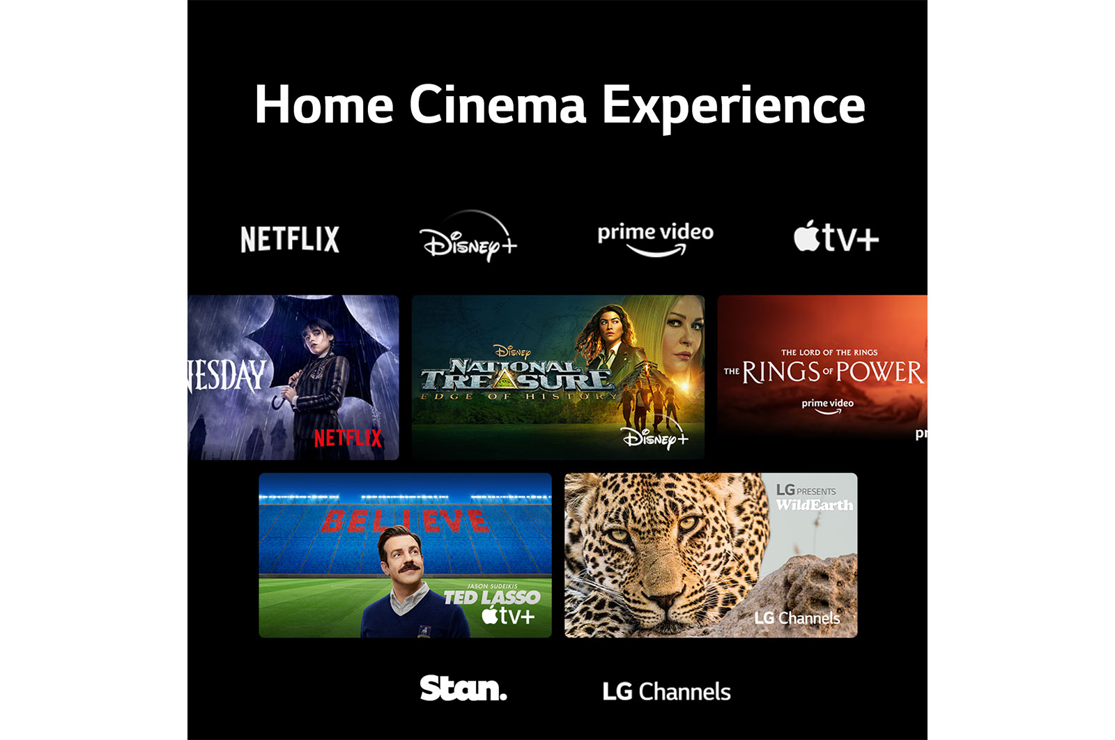 LG [RENTAL] LG OLED B3 65 inch 120Hz Dolby Vision & HDR10 4K UHD Smart TV (2023), OLED65B3PSA