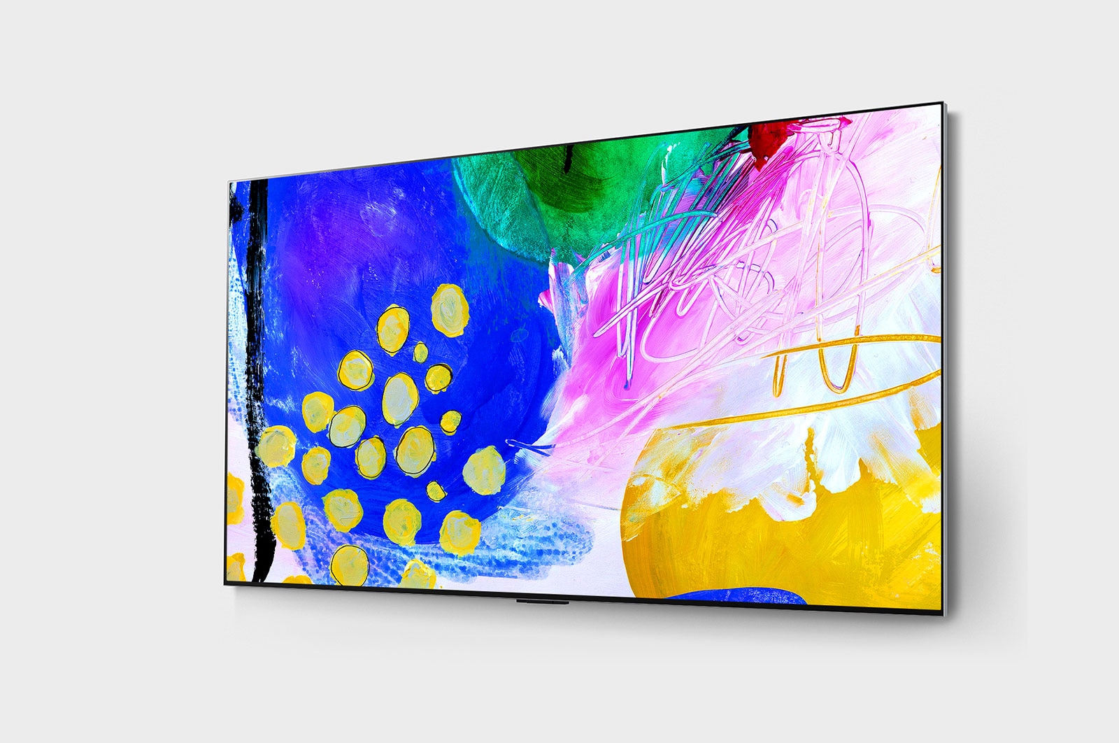 LG 77 Inch G2 Series 4K Smart SELF-LIT OLED evo Gallery Edition TV with AI ThinQ® (2022), OLED77G2PSA