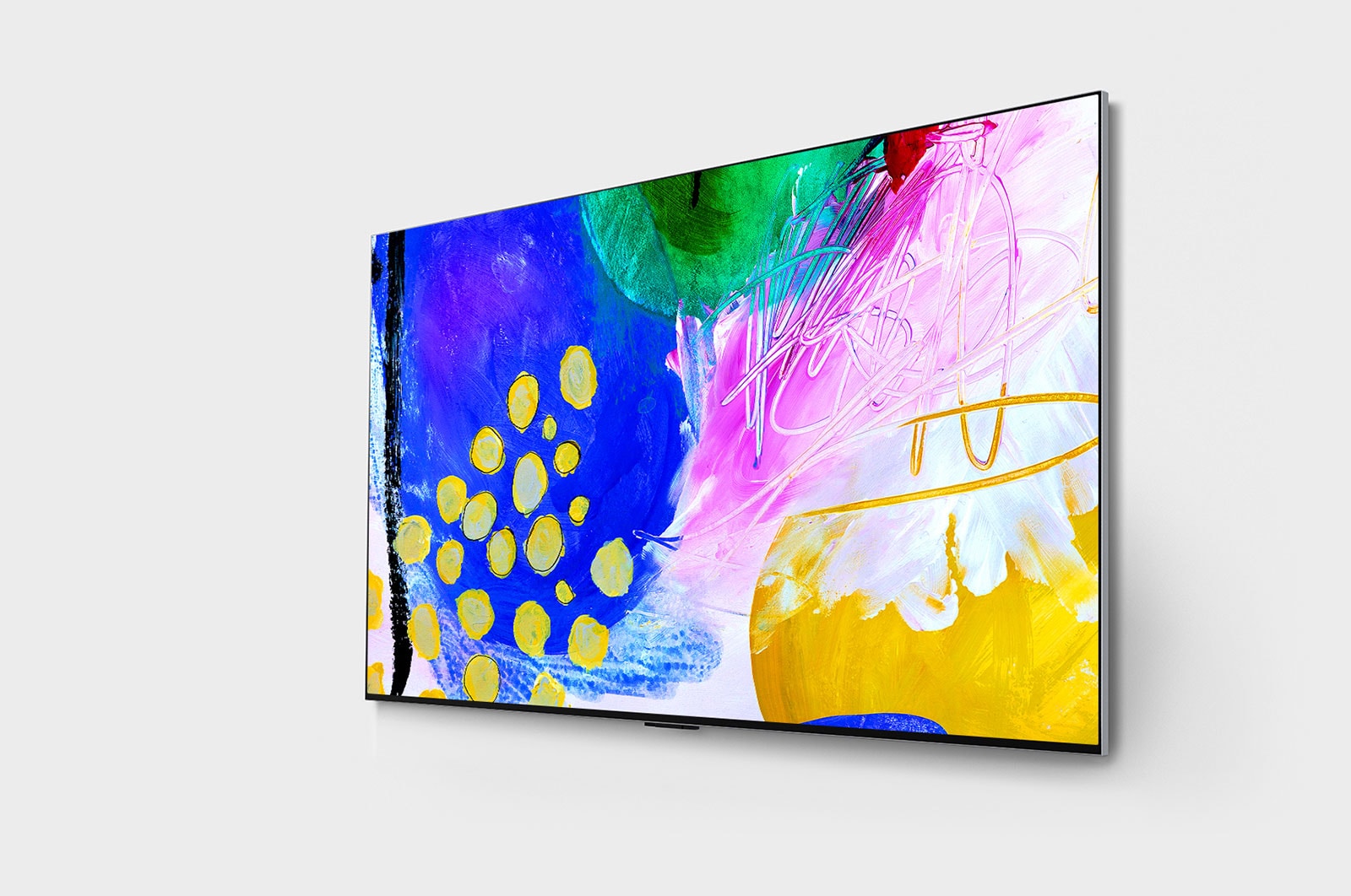 LG 77 Inch G2 Series 4K Smart SELF-LIT OLED evo Gallery Edition TV with AI ThinQ® (2022), OLED77G2PSA