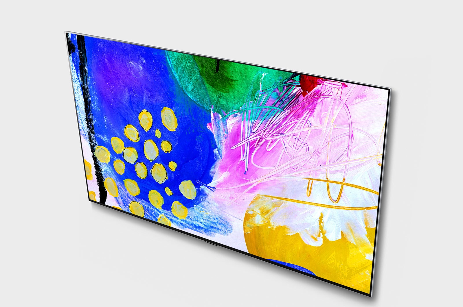 LG 77 Inch G2 Series 4K Smart SELF-LIT OLED evo Gallery Edition TV with AI ThinQ® (2022), OLED77G2PSA