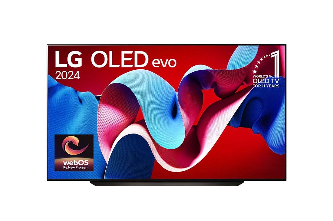 LG OLED evo AI TV C4 83 inch 144Hz Gaming Mode* Dolby Vision & HDR10 4K UHD (2024), OLED83C4PSA