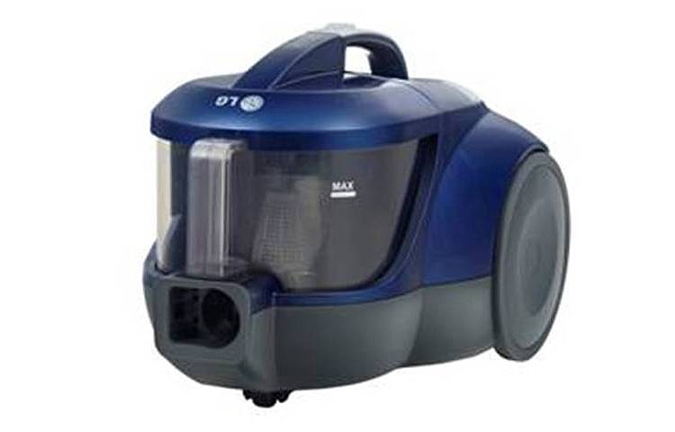 LG 1800W, HEPA filter, Bagless Vacuum with Sani Punch, simple bin, VC3118Y