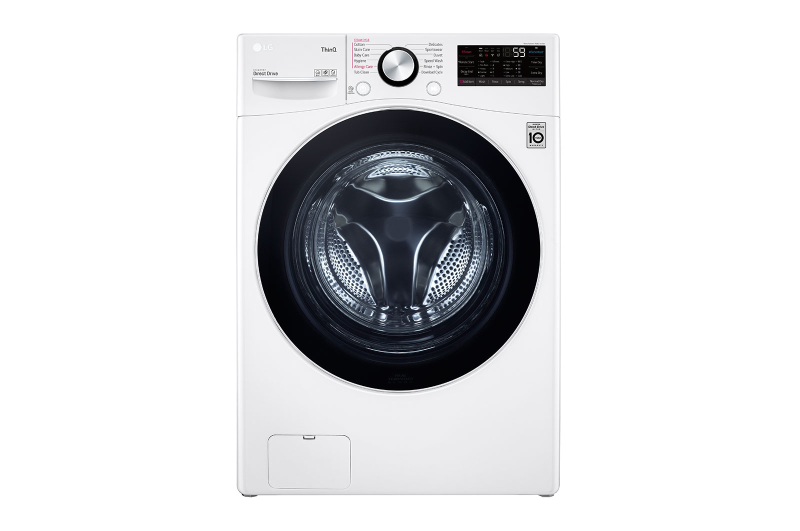 LG 14/8kg Front Load Washer Dryer with AI Direct Drive™ and TurboWash™ Technology, F2514RTGW