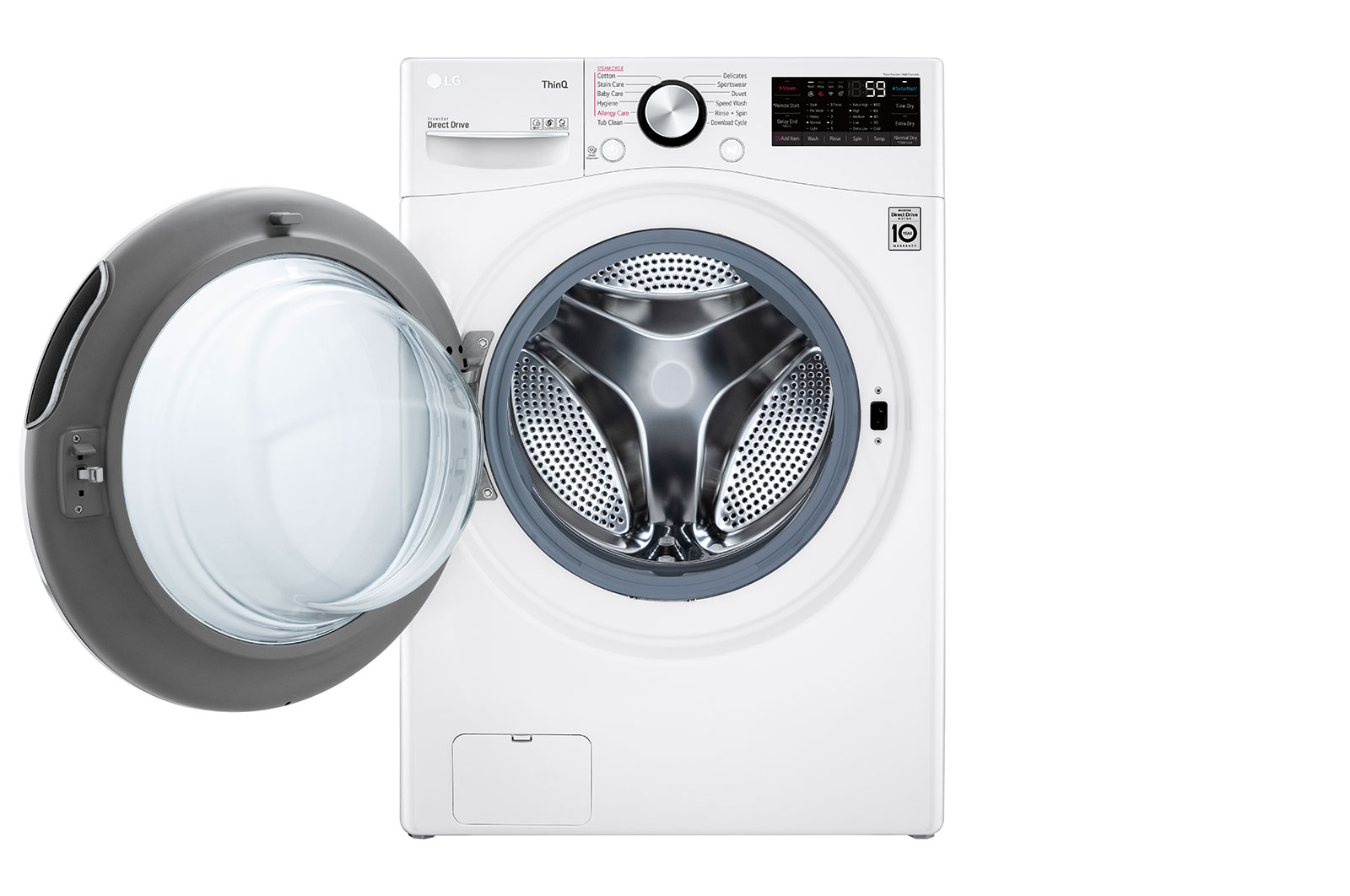 LG 14/8kg Front Load Washer Dryer with AI Direct Drive™ and TurboWash™ Technology, F2514RTGW