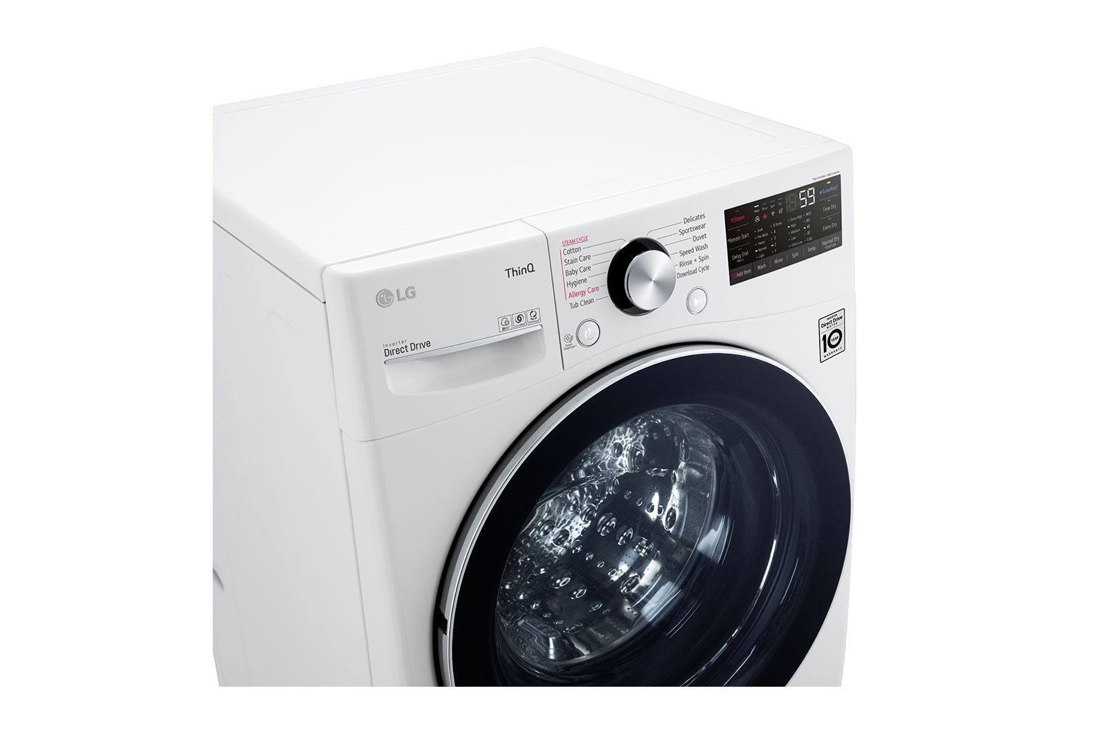 LG 14/8kg Front Load Washer Dryer with AI Direct Drive™ and TurboWash™ Technology, F2514RTGW