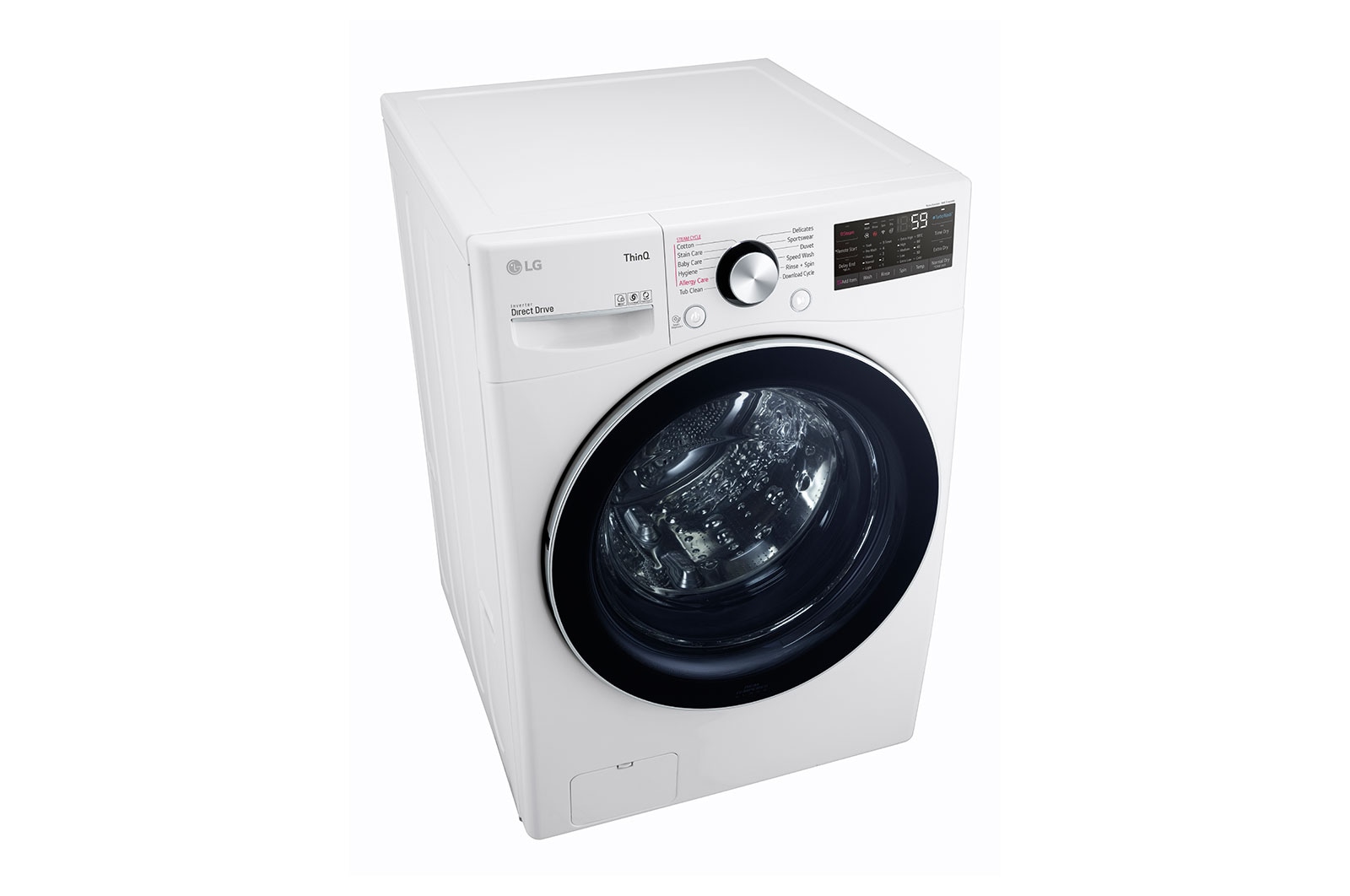 LG 14/8kg Front Load Washer Dryer with AI Direct Drive™ and TurboWash™ Technology, F2514RTGW