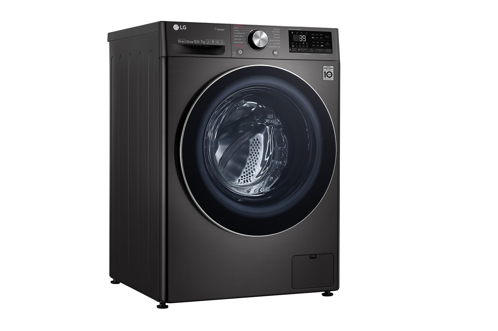 LG 10.5/7kg Front Load Washer Dryer with AI Direct Drive™ and Steam+™, FV1450H2B