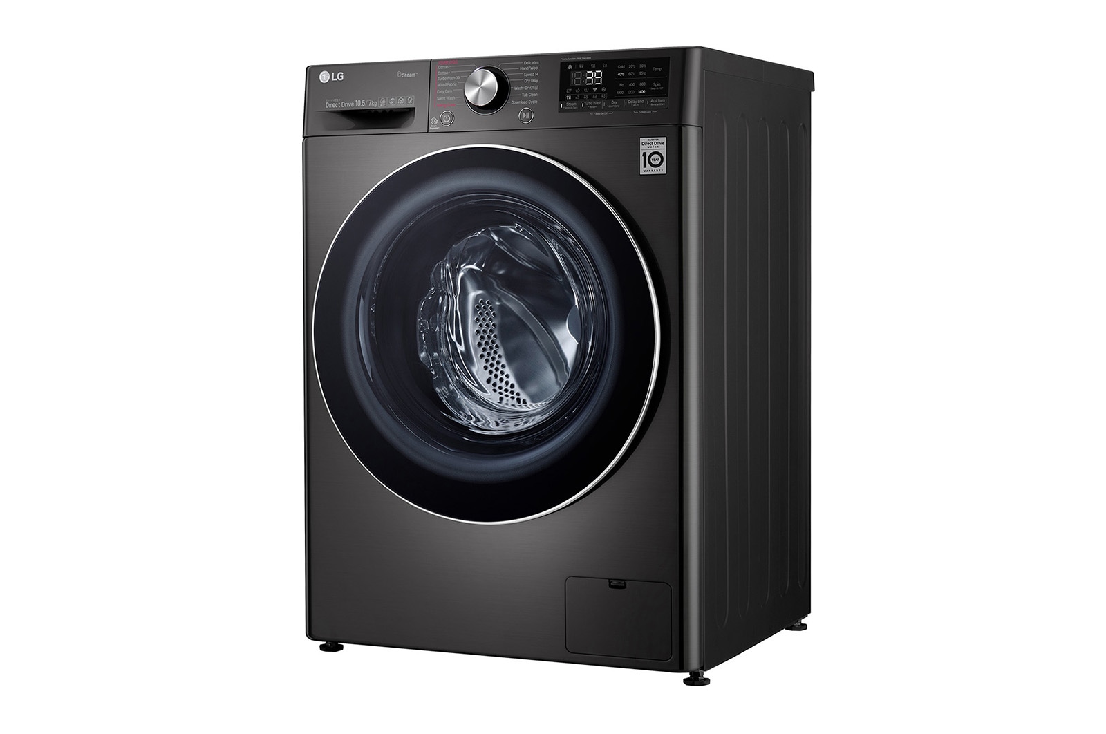 LG 10.5/7kg Front Load Washer Dryer with AI Direct Drive™ and Steam+™, FV1450H2B