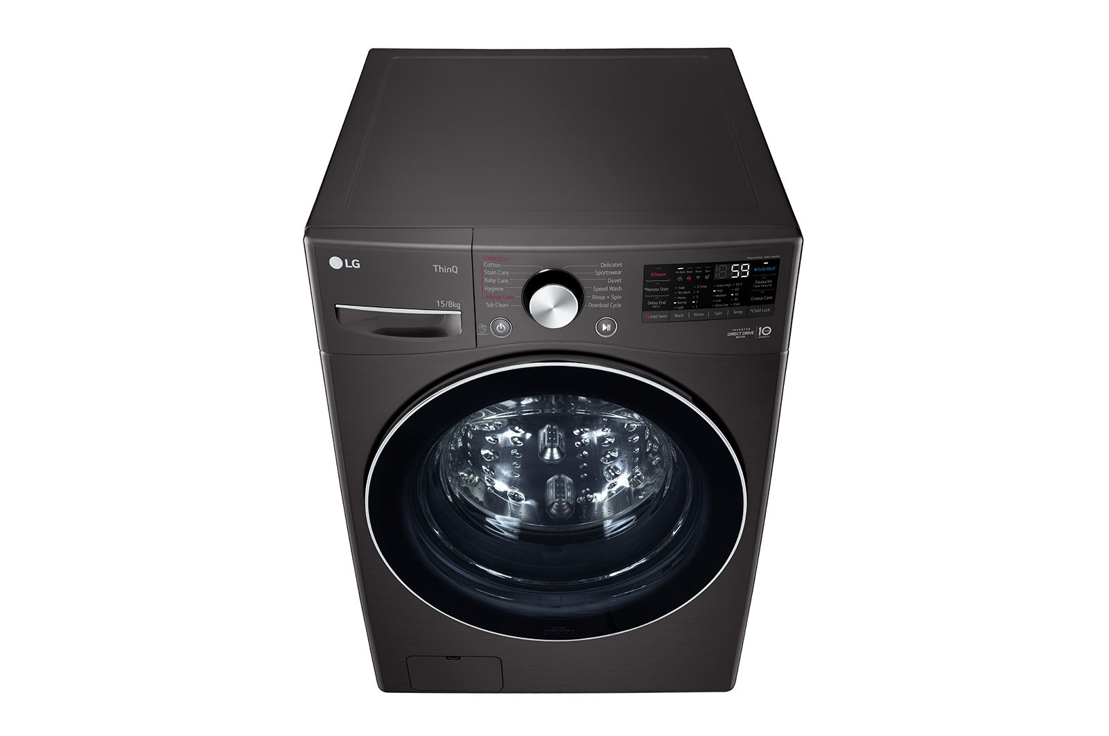 LG 15/8kg Front Load Washer Dryer with AI Direct Drive™ and TurboWash™ Technology, F2515RTGB