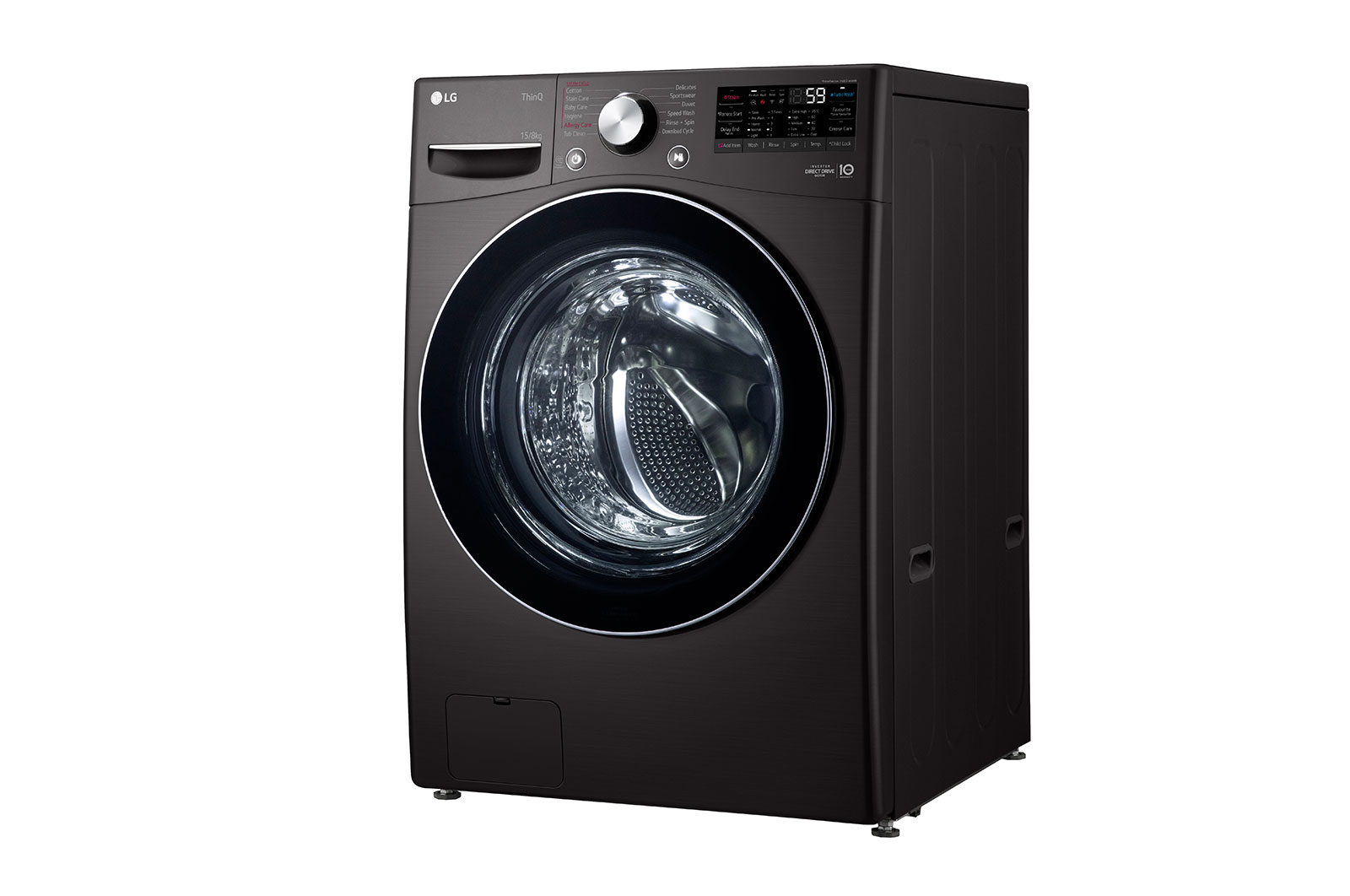 LG 15/8kg Front Load Washer Dryer with AI Direct Drive™ and TurboWash™ Technology, F2515RTGB