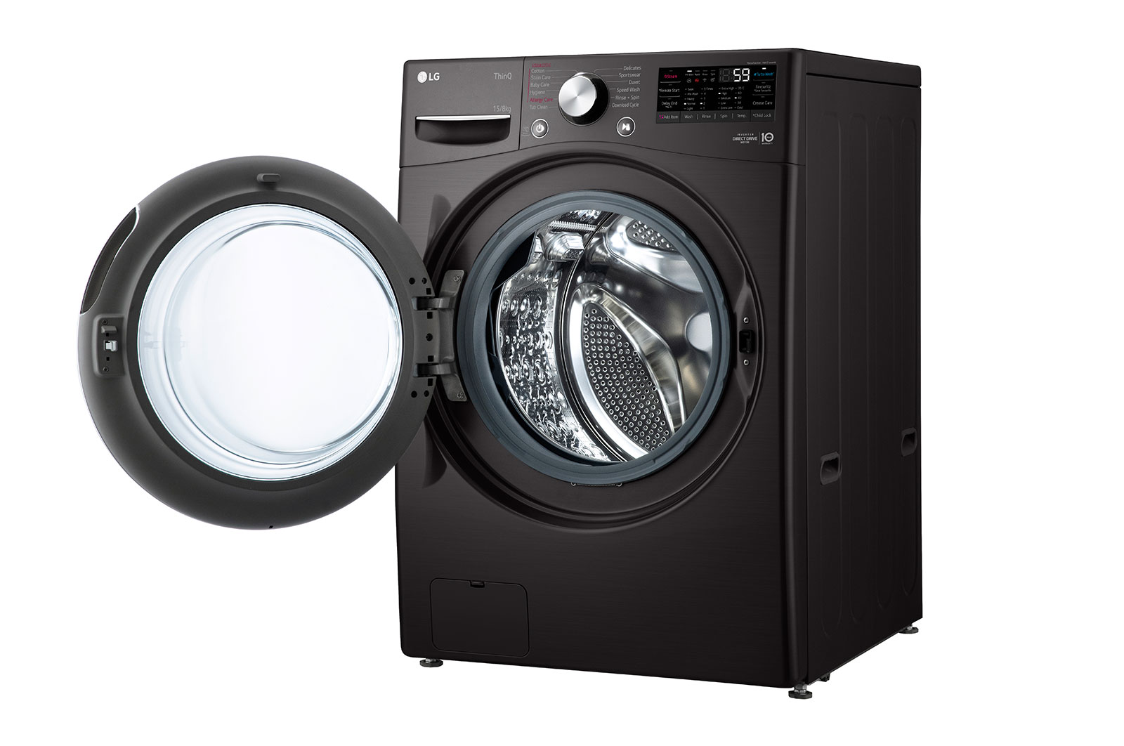 LG 15/8kg Front Load Washer Dryer with AI Direct Drive™ and TurboWash™ Technology, F2515RTGB