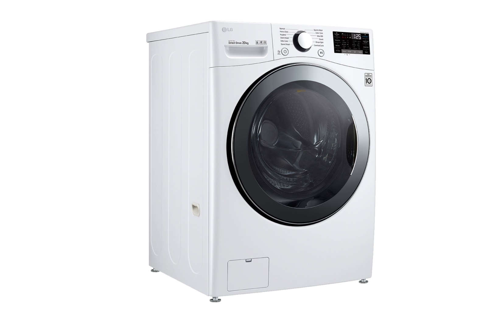 LG 20kg Front Load Washer with 6motion Direct Drive, TurboWash™, F2720SVRW