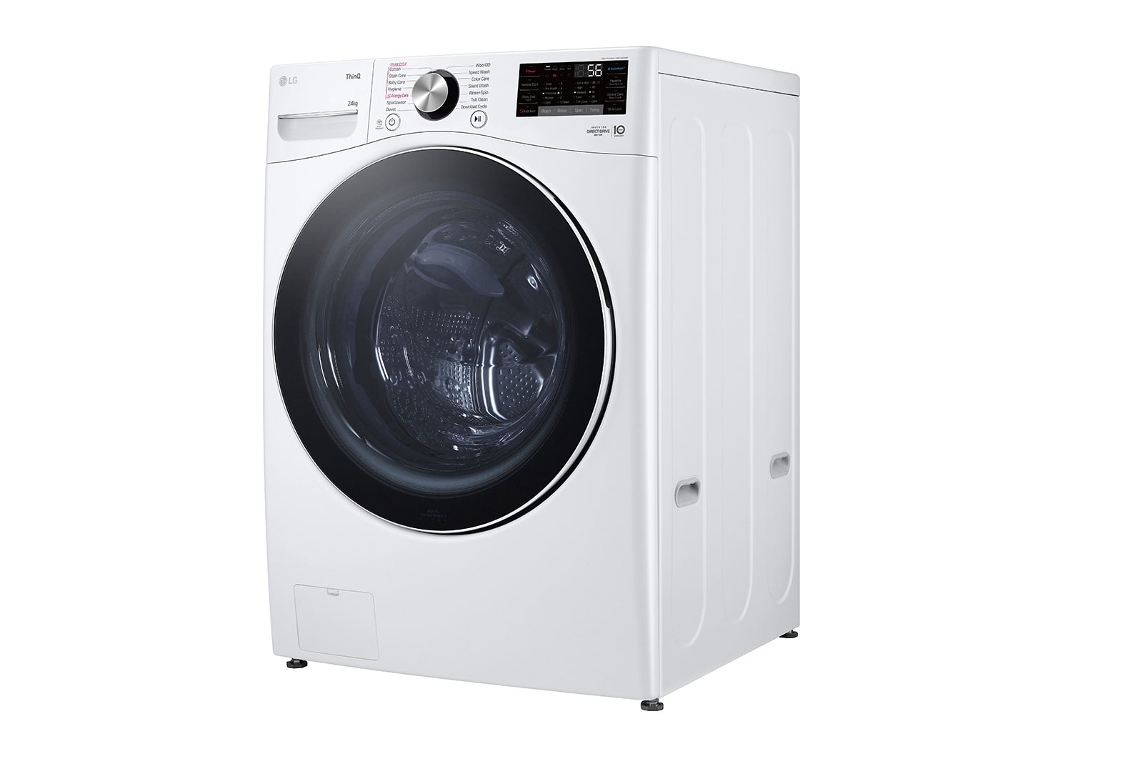 LG 24kg Front Load Washer with AI Direct Drive™ and TurboWash™, F2724SVRW