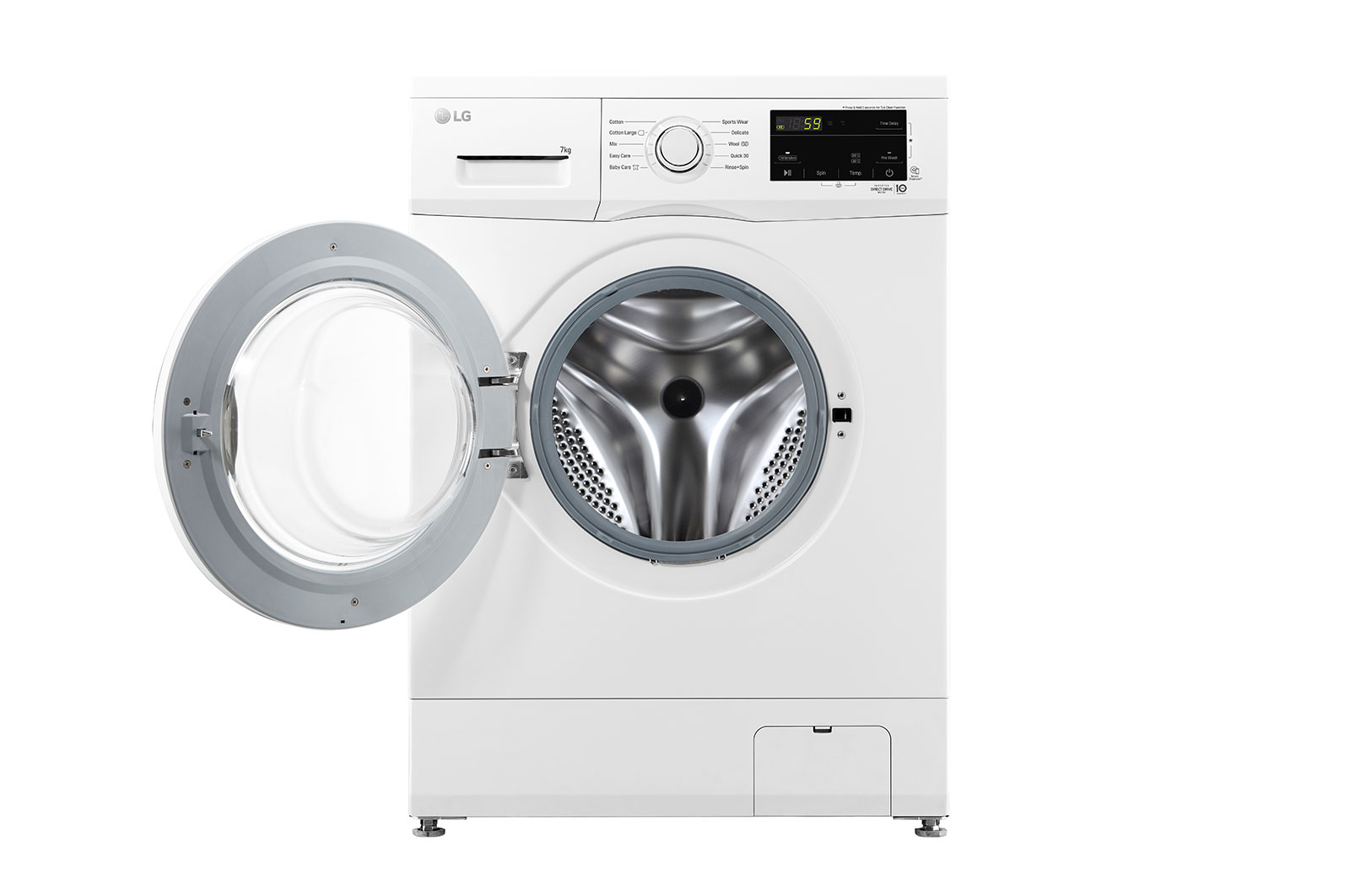 LG 7kg Front Load Washer with 6 motion Direct Drive, FM1207N6W