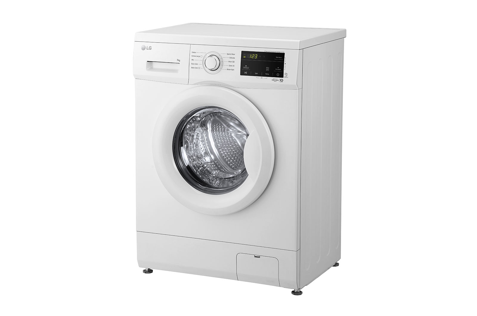 LG 7kg Front Load Washer with 6 motion Direct Drive, FM1207N6W