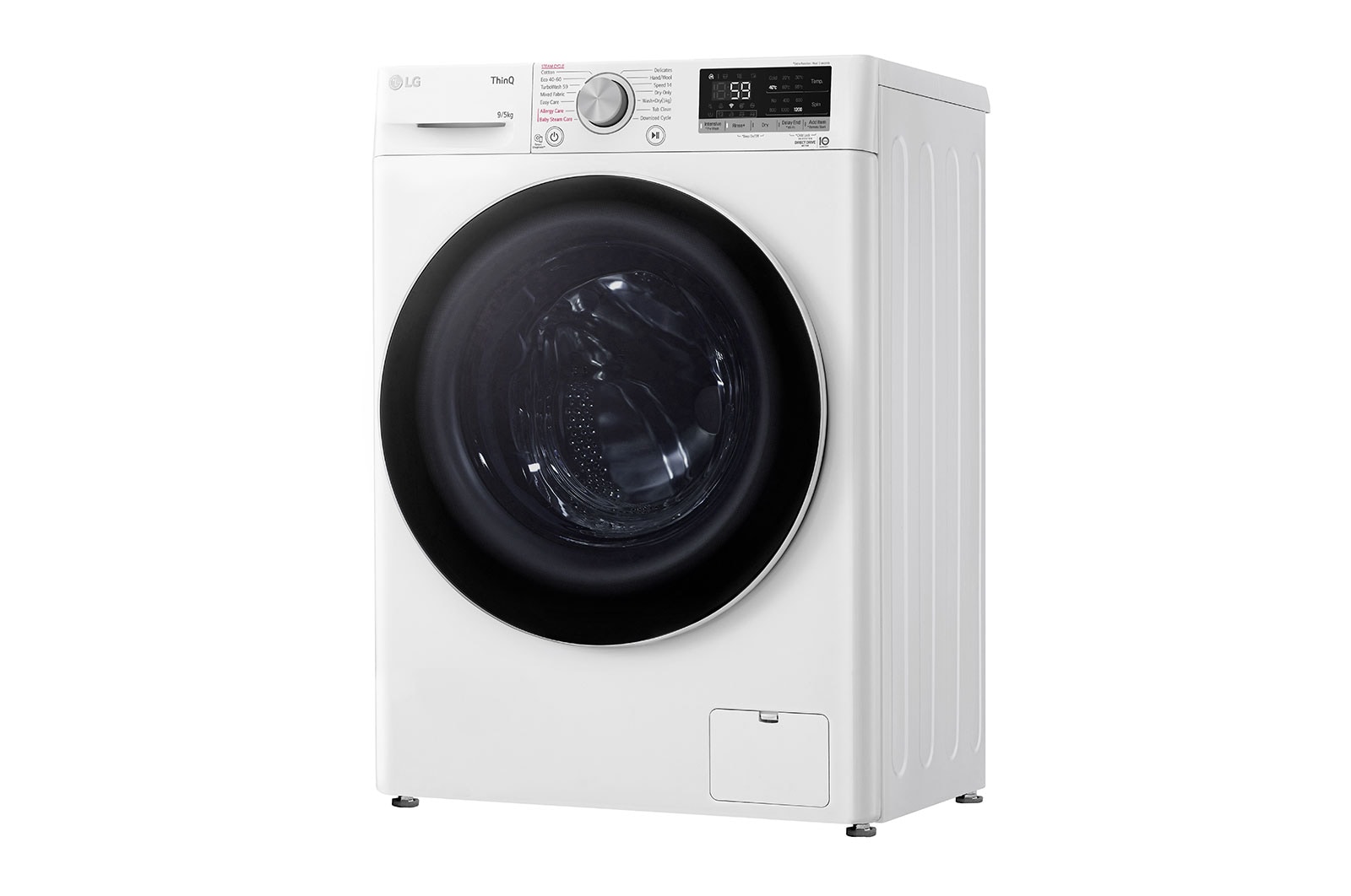 LG 9/5kg Front Load Washer Dryer with AI Direct Drive™, Steam™, FV1209D4W