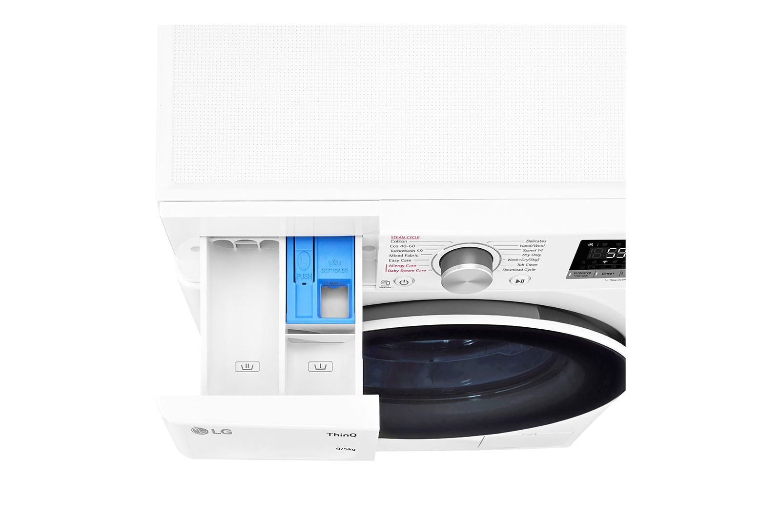 LG 9/5kg Front Load Washer Dryer with AI Direct Drive™, Steam™, FV1209D4W