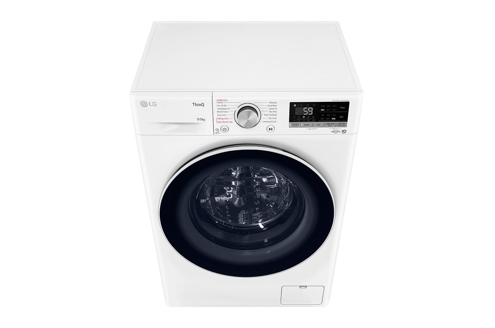 LG 9/5kg Front Load Washer Dryer with AI Direct Drive™, Steam™, FV1209D4W