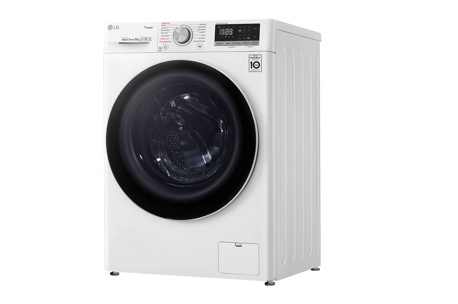 LG 9kg Front Load Washer with AI Direct Drive™ and Steam™, FV1409S4W