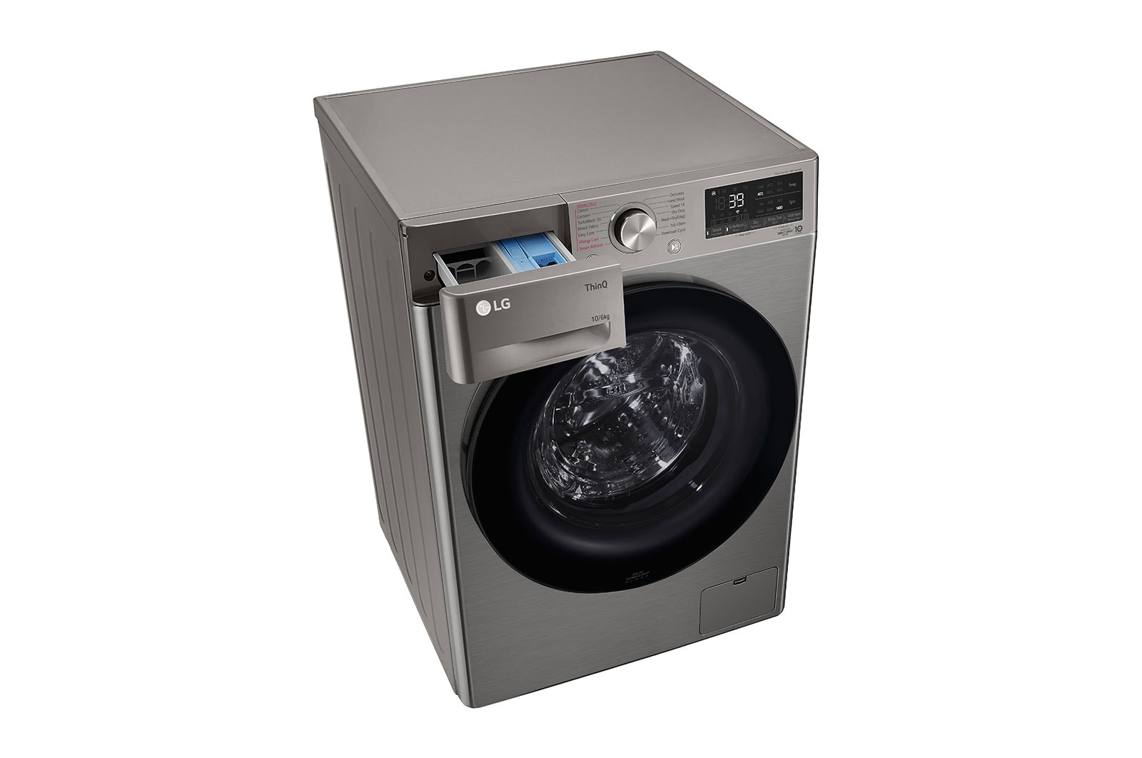 LG 10/6kg Front Load Washer Dryer with AI Direct Drive™, Steam™, FV1410H3P