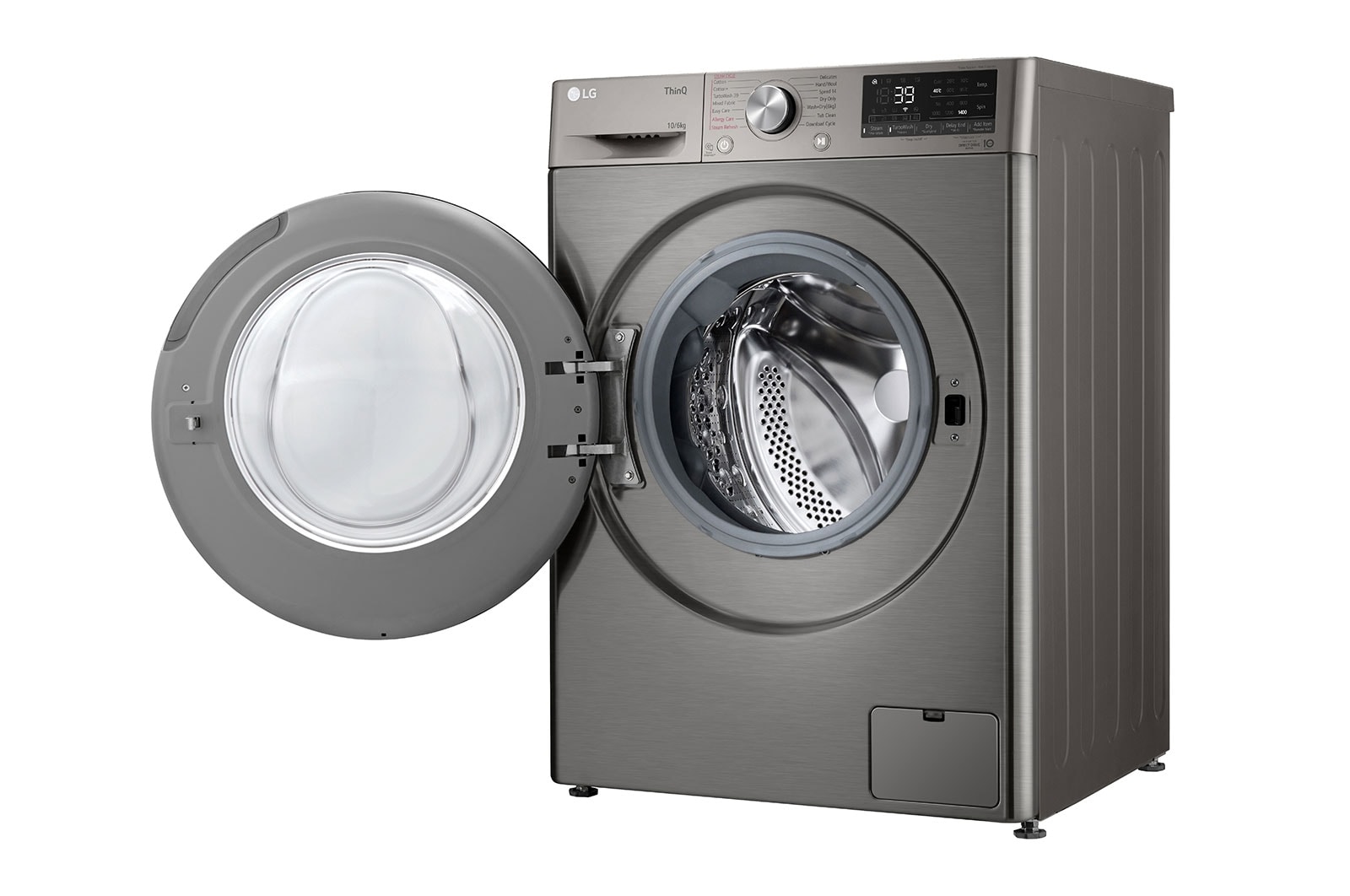 LG 10/6kg Front Load Washer Dryer with AI Direct Drive™, Steam™, FV1410H3P