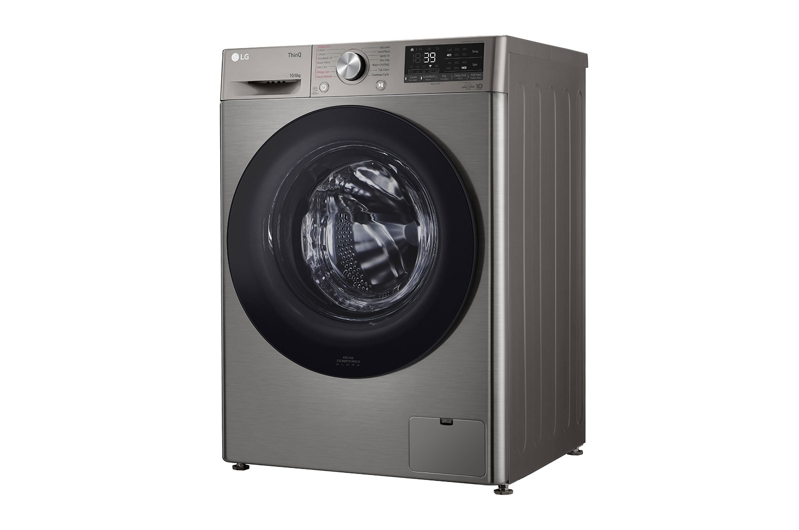 LG 10/6kg Front Load Washer Dryer with AI Direct Drive™, Steam™, FV1410H3P