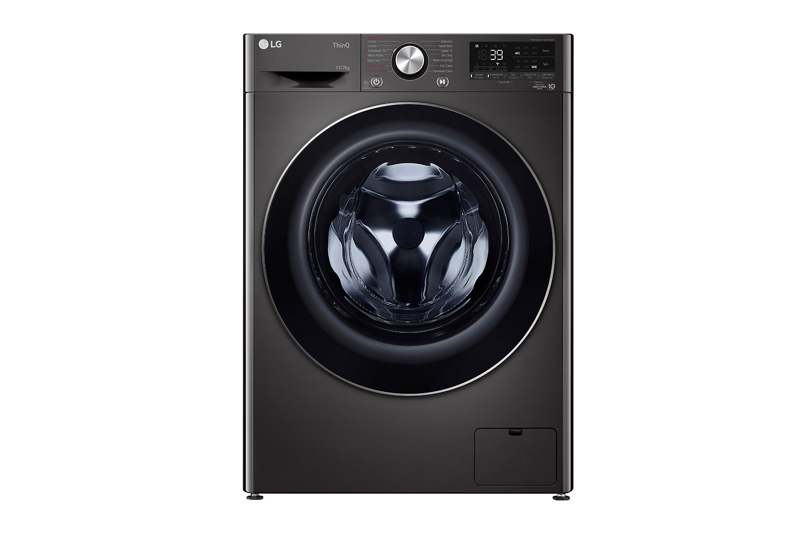 LG 11/7kg Front Load Washer Dryer with AI Direct Drive™ and Steam+™, FV1411H3B