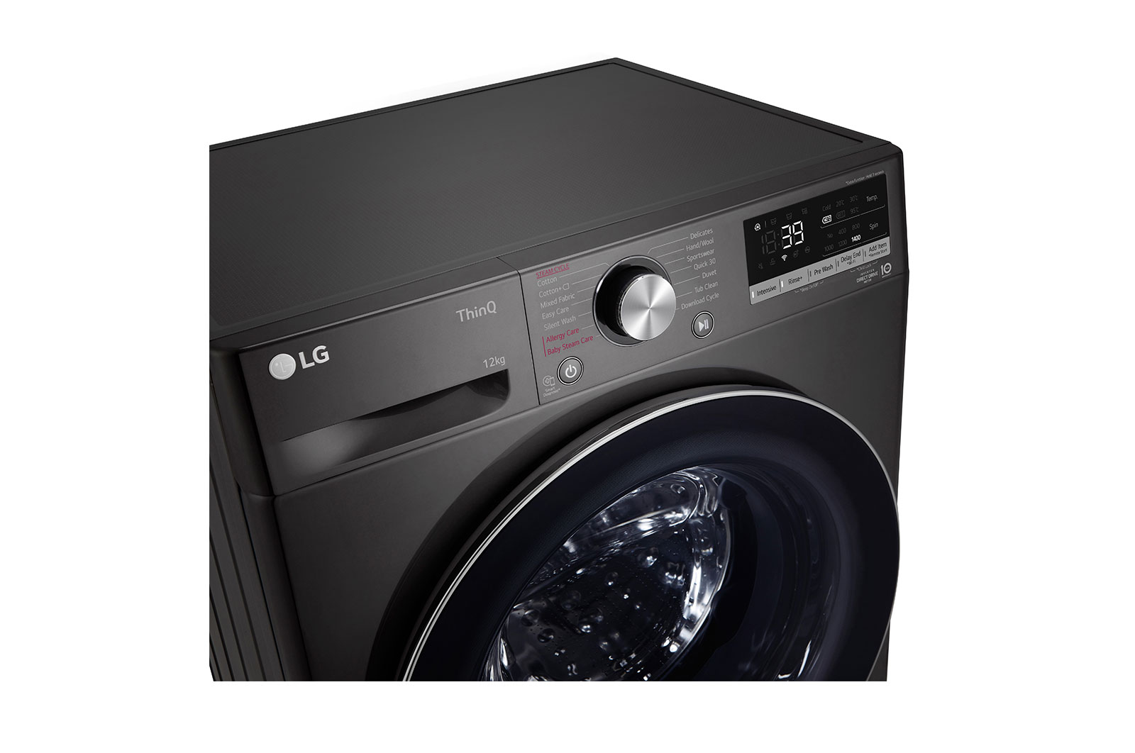 LG 12kg Front Load Washer with AI Direct Drive™  and  TurboWash™360˚, FV1412S3B