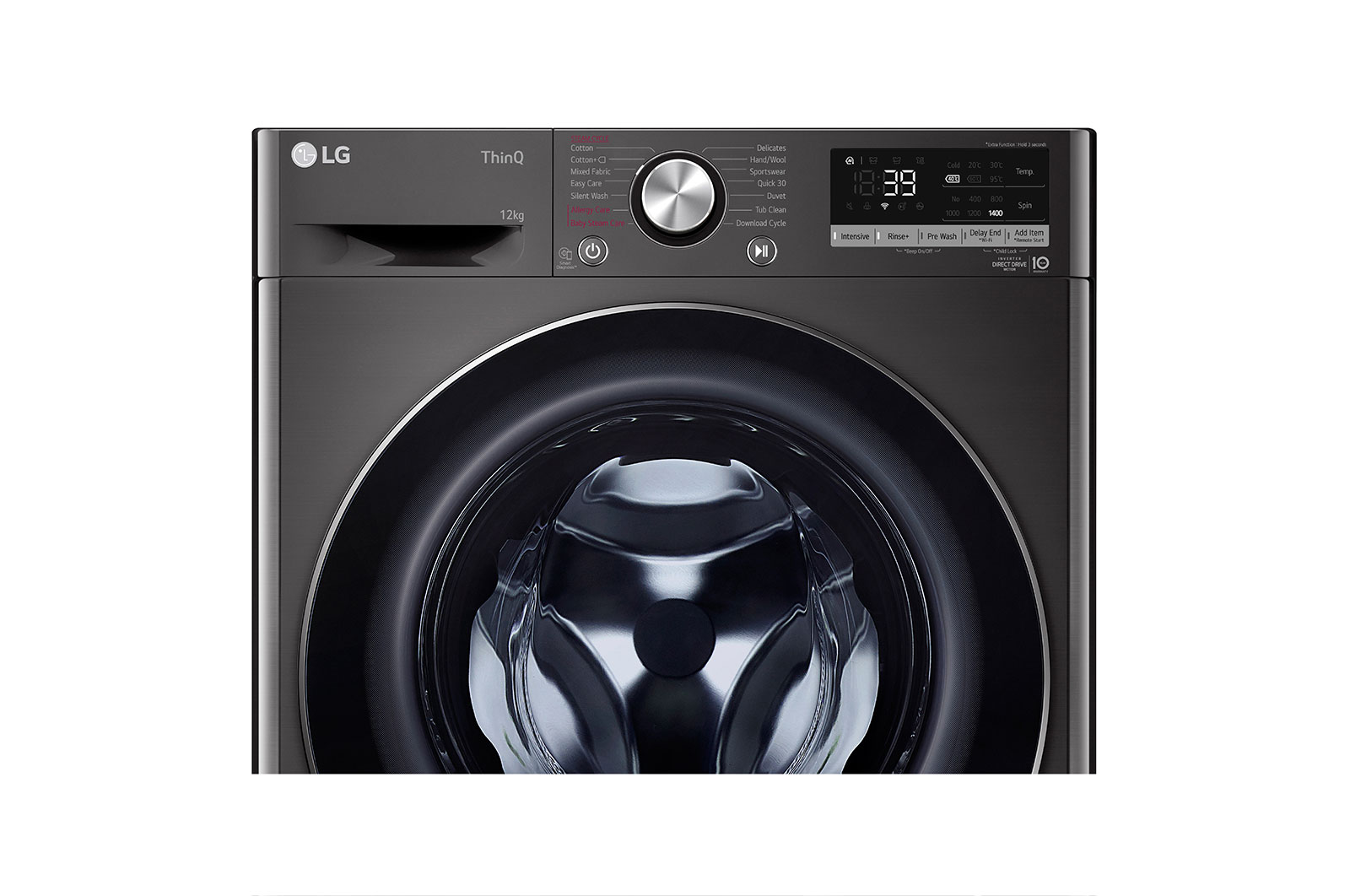 LG 12kg Front Load Washer with AI Direct Drive™  and  TurboWash™360˚, FV1412S3B