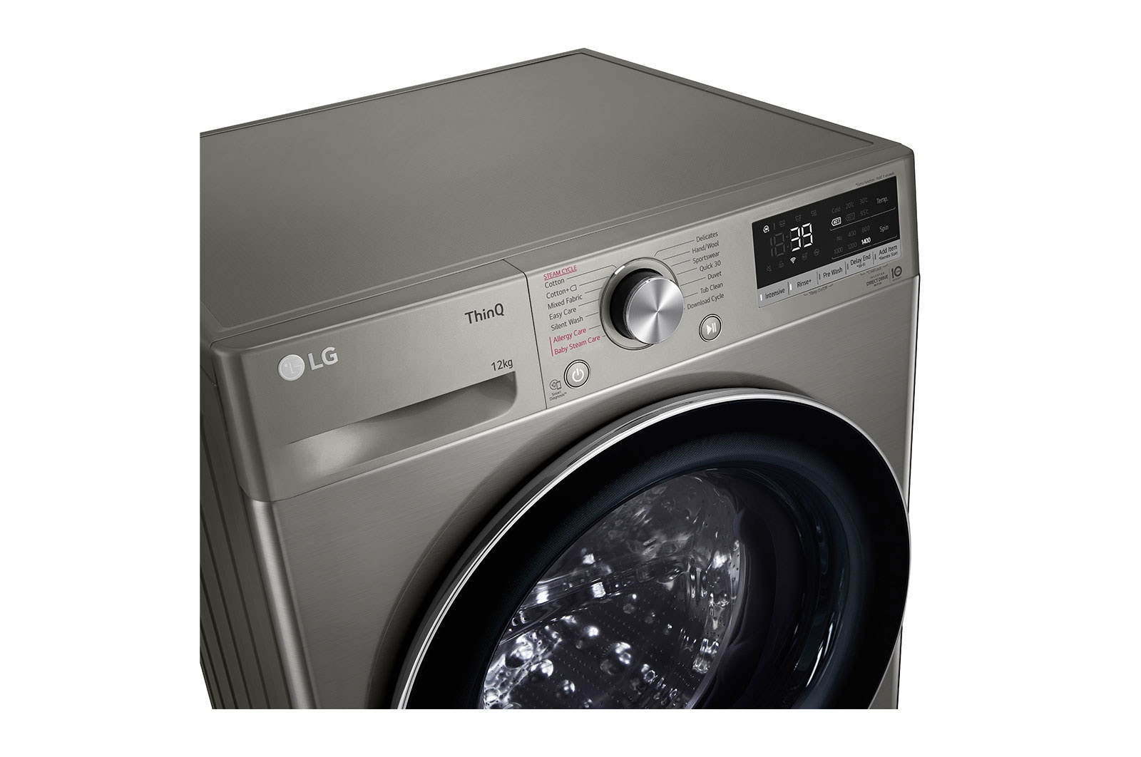 LG 12kg Front Load Washer with AI Direct Drive™  and  TurboWash™360˚, FV1412S3P