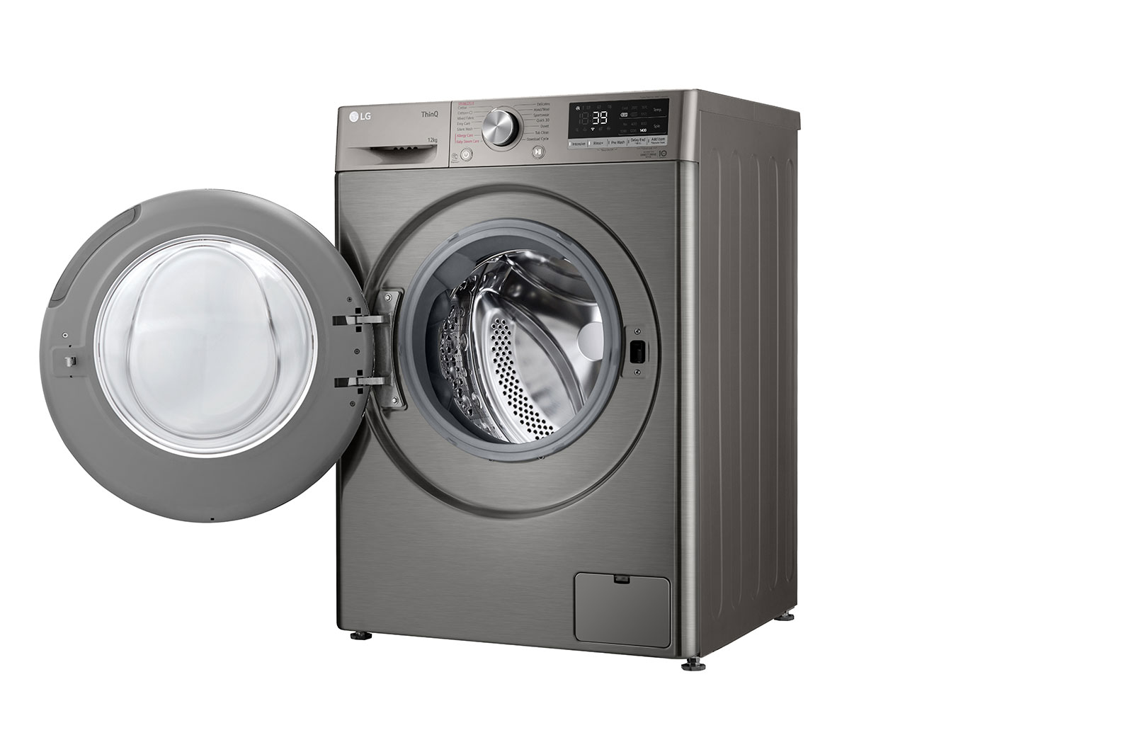 LG 12kg Front Load Washer with AI Direct Drive™  and  TurboWash™360˚, FV1412S3P