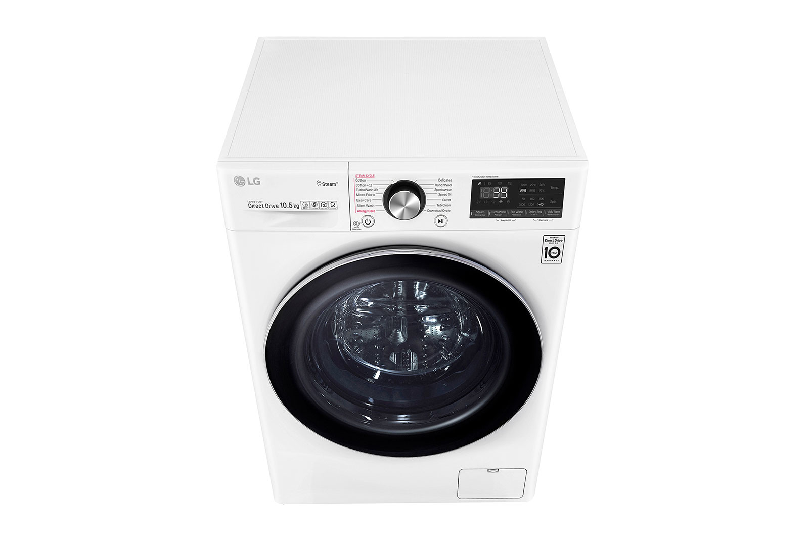 LG [RENTAL] 10.5kg Front Load Washer with AI Direct Drive™ and Steam+™, FV1450S2W