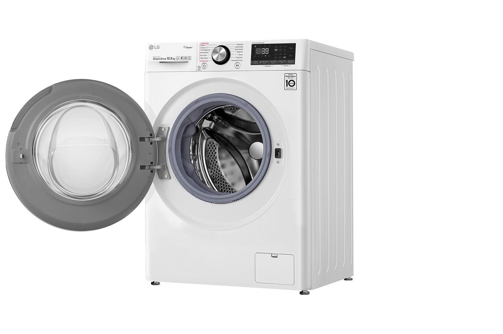 LG [RENTAL] 10.5kg Front Load Washer with AI Direct Drive™ and Steam+™, FV1450S2W