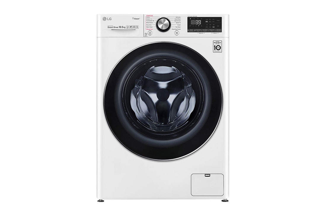 LG [RENTAL] 10.5kg Front Load Washer with AI Direct Drive™ and Steam+™, FV1450S2W